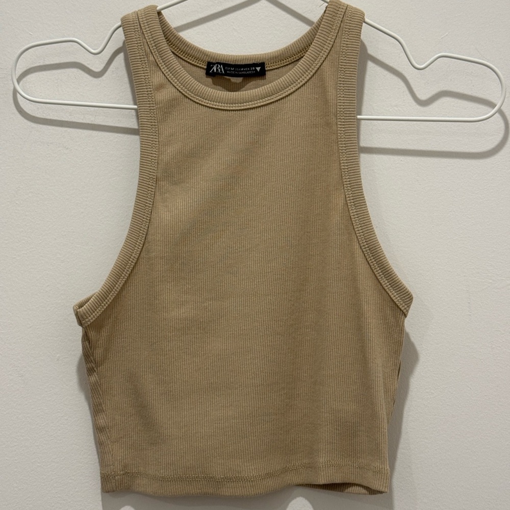 Ribbed crop top